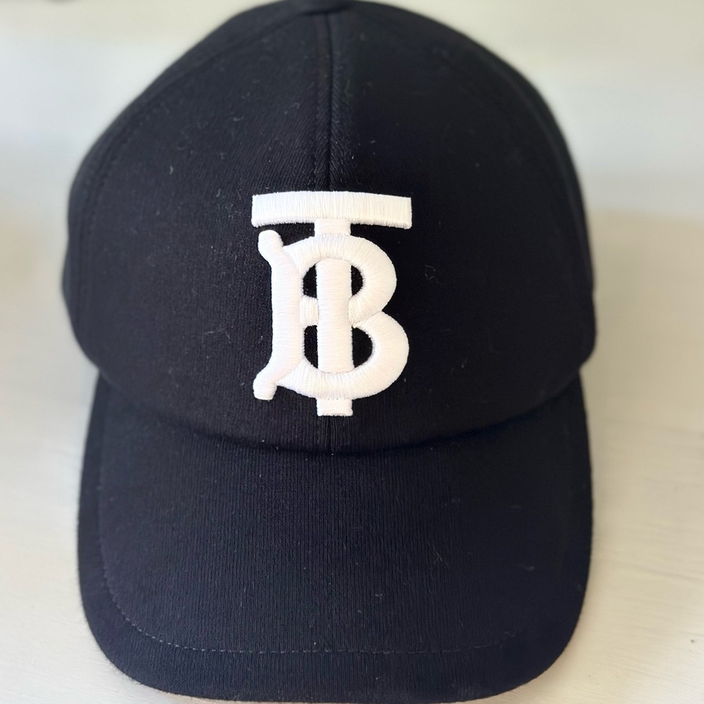 Burberry Black and White Snapback Hat